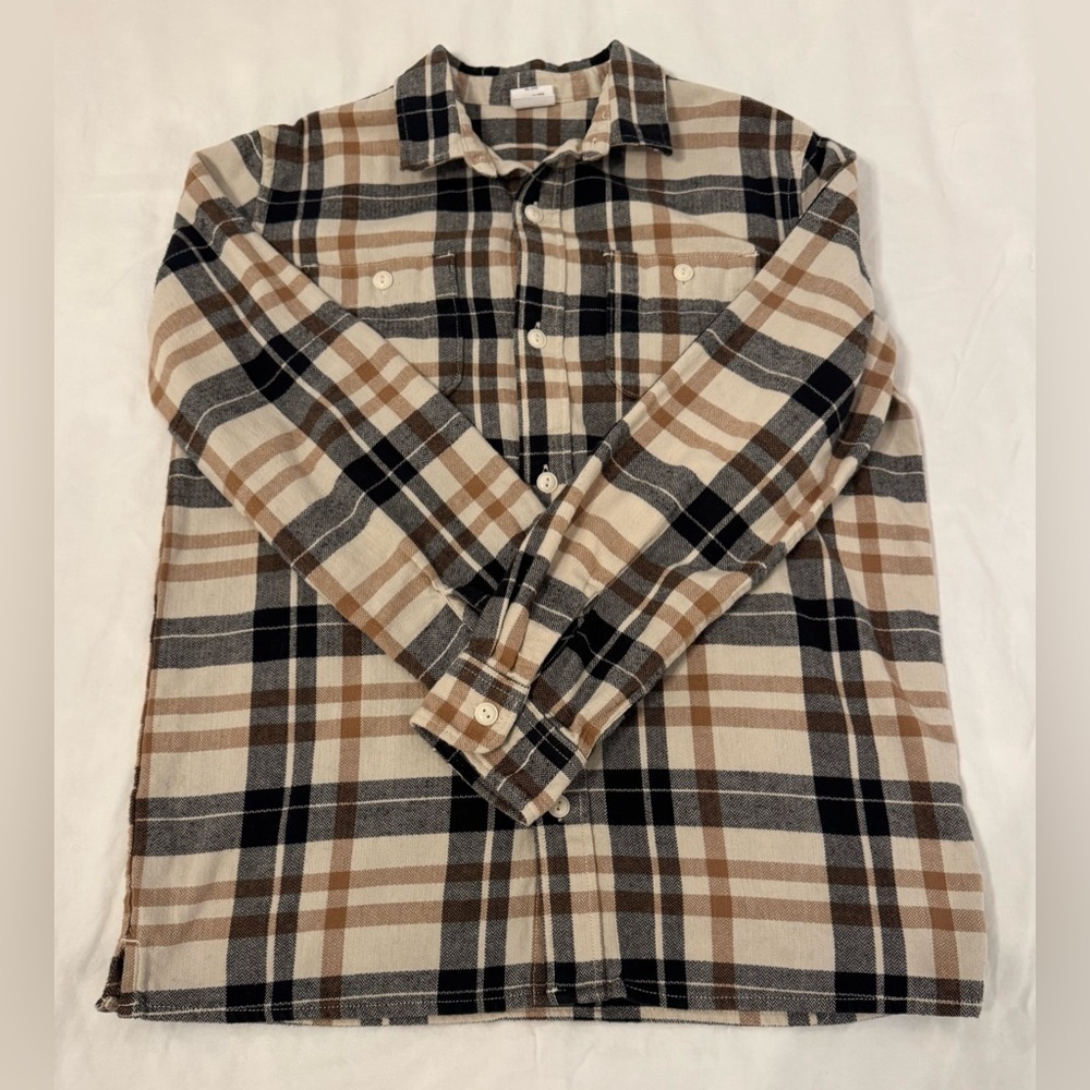 EUC Boy’s Gap Plaid Shirt-Jacket (XL-12) - Picture 2 of 6
